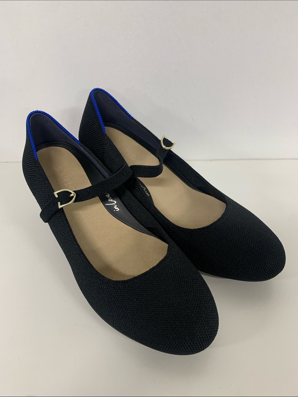 Rothy's Black Mary Jane Heels